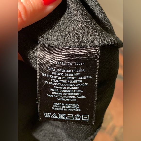 Black Ruched Stretch Top by Deletta for Anthropologie Size XL - Picture 5 of 7